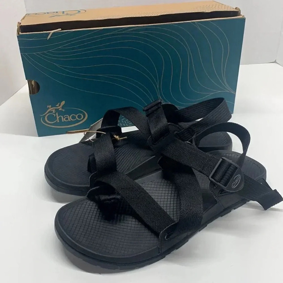 Chaco Low Down 2 Sandal Shoes Open Toe Strappy Black New NWT Men's Size 13 - Picture 3 of 9